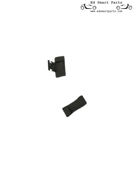 set van 2 bekerhouderclips voor stoel van Smart Roadster 452 en ForTwo 450