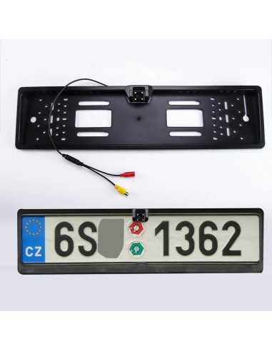 Caméra de recul étanche pour plaque d'immatriculation de voiture avec vision nocturne infrarouge 4