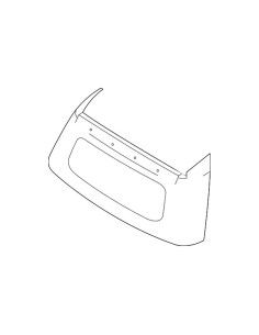Folding roof canvas rear section smart ForTwo Cabrio 451