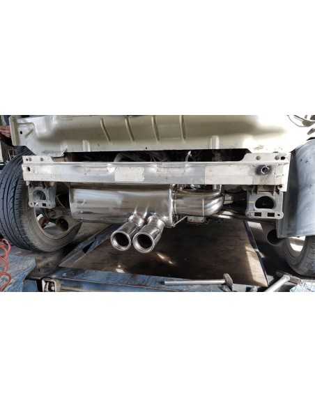 Performance Twin Exhaust for Smart Roadster 452 Coupe Brabus with Racing CAT