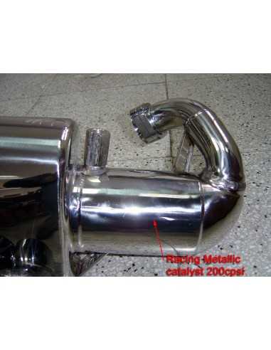 Scarico Performance Twin per Smart Roadster 452 Coupe Brabus con Racing CAT