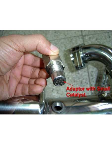 Escape duplo de desempenho para Smart Roadster 452 Coupe Brabus com Racing CAT