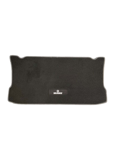 Tapis de sol de coffre Brabus Smart Fortwo 453 avec coutures argentées anthracite