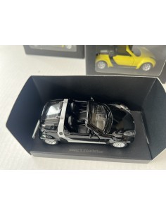 Smart roadster coupé à retrait 1:33 star jack noir/argent SMARTWARE 2