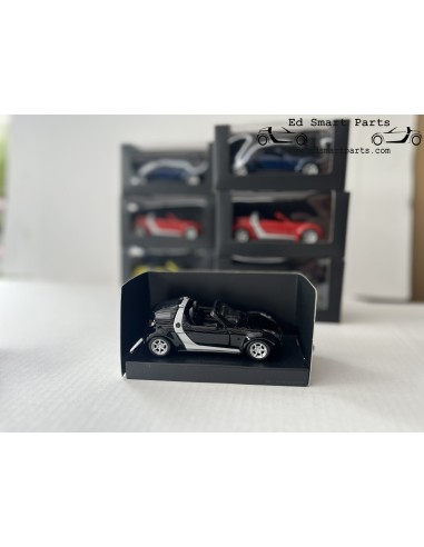 Pullback smart roadster coupé 1:33 star jack black/silver SMARTWARE