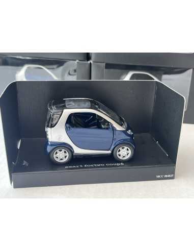 Smart fortwo coupé plegable 1:33 azul estrella/plata SMARTWARE