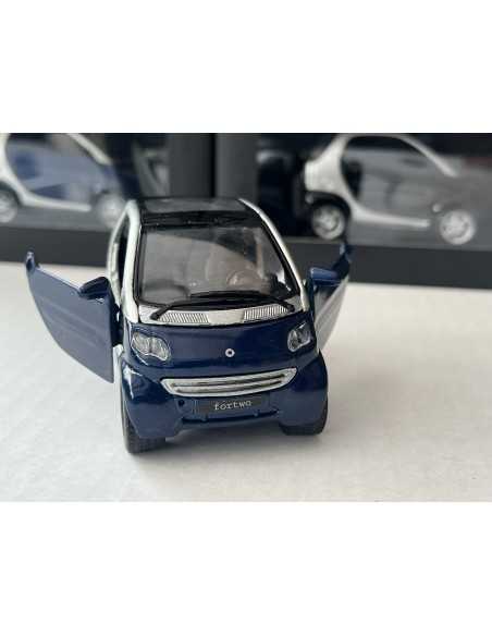 Smart fortwo coupé plegable 1:33 azul estrella/plata SMARTWARE