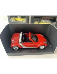 Smart roadster à retrait 1:33 rouge vif/argent SMARTWARE 2