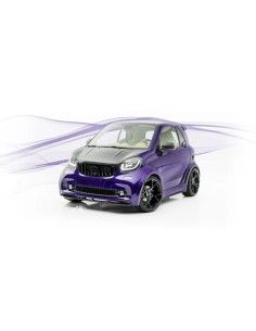 Juego de llantas de aleación Mansory de 17 pulgadas para Smart ForTwo/ForFour 453 en negro brillante