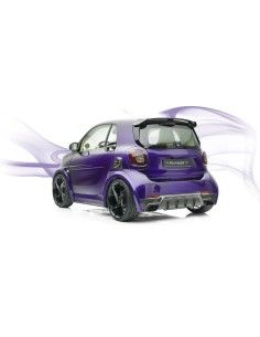 Smart ForTwo / ForFour 453 17 Zoll Mansory Alufelgen Satz Hochglanz Schwarz 2