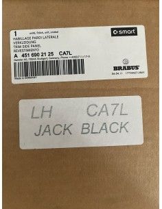 Smart ForTwo 451 left side skirt trim A4516902125 CA7L JACK BLACK 2
