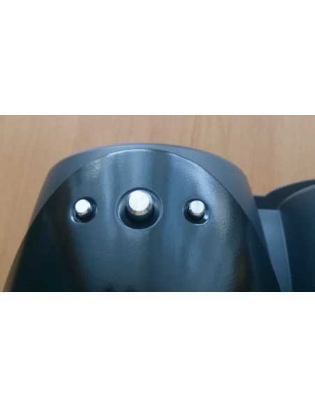 Boutons de compteur Smart Roadster 452 en aluminium anodisé couleur argent Boutons de compteur Smart Roadster 452 en aluminium anodisé couleur argent