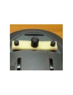 Boutons de compteur Smart Roadster 452 en aluminium anodisé de couleur noire 2