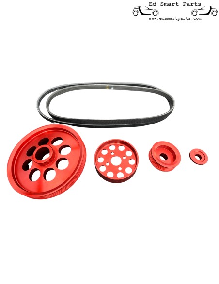 Tuning V-Belt Wheel Set - KK Racing - redução de peso melhor desempenho