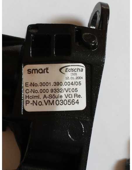 Smart Roadster 452 Trava de teto para-brisa montada no lado direito 0009332V005