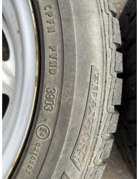 Smart Roadster 15 inch stalen velgenset met winterbanden 6 mm