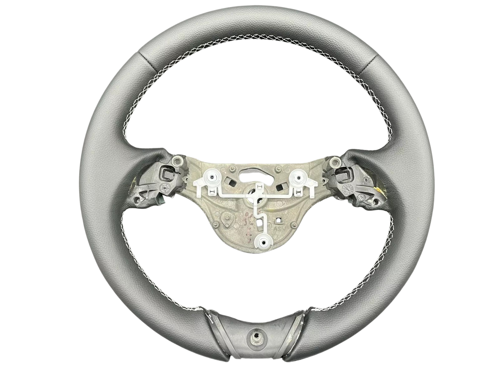 Brabus Steering Wheel Frame white stitching - smart 451 fortwo