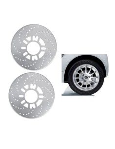 Disques de frein factices universels - Aluminium - Jeu de 2 pièces