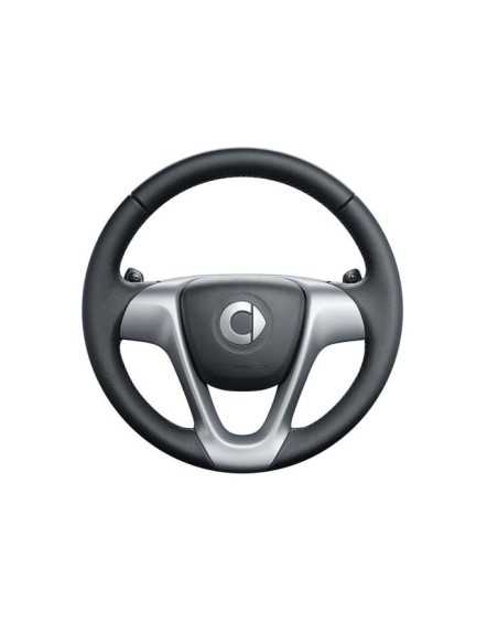 Volante esportivo em couro Smart ForTwo 451 com função paddle shift
