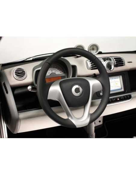 Volante deportivo de cuero Smart ForTwo 451 con función de levas de cambio