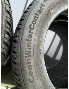 pneu hiver Continental d'occasion 185/55 R15 6 mm DOT 3113 2