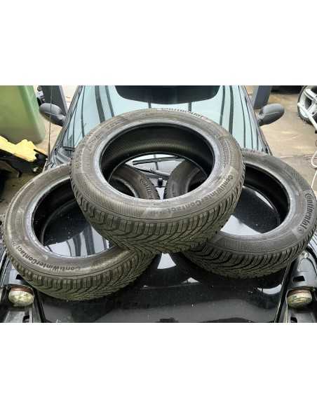 Pneumatico invernale Continental usato 185/55 R15 6 mm DOT 3113 Pneumatico invernale Continental usato 185/55 R15 6 mm DOT 3113
