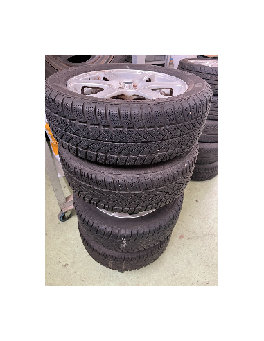 Smart Roadster 15 inch RIAL lichtmetalen velgenset met winterbanden 5 mm