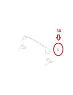 Smart Roadster 452 set di coperture per roll bar di finitura da 3 pezzi 2