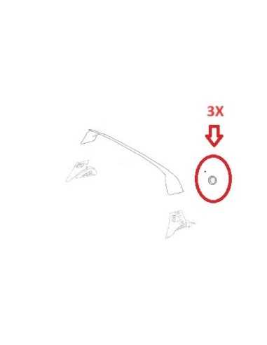 Conjunto de 3 capas de proteção para barra de proteção Smart Roadster 452