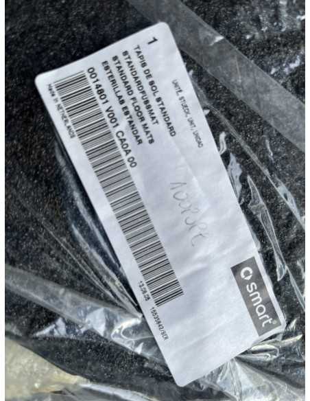 OEM Standard floor mats LHD black Smart Roadster Q0014801V001CA0A00 OEM Standard floor mats LHD black Smart Roadster Q0014801V001CA0A00
