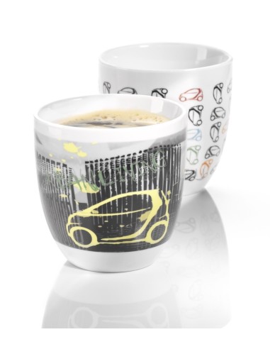BoConcept Coffee or Tea Mugs - Set of 2 Genuine Smart Car Accessory - NEW