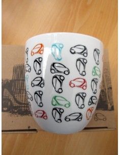 Juego de 2 tazas de café o té de BoConcept, accesorio original para coche Smart, NUEVO 2