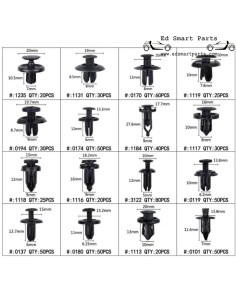 Assortment Box with Automotive Clips - 630 pieces assorted + Ply tool 2