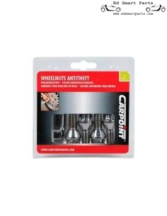 Protección antirrobo para ruedas inteligentes juego de 4 PERNOS DE RUEDA BLOQUEABLES