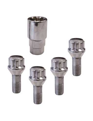 antidiefstalbeveiliging voor smart wheels, set van 4 VERGRENDELBARE WIELBOUTEN