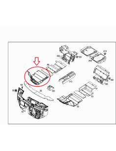 A4536800203 rivestimento pavimento anteriore anteriore destro