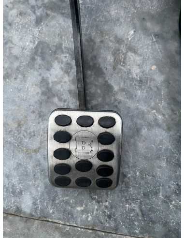 Pedales deportivos de aluminio Smart Roadster Brabus 452 cromados cepillados plug and play