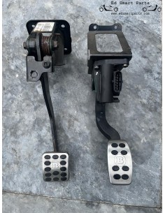 Smart Roadster Brabus 452 aluminium sportpedalen geborsteld chroom plug and play