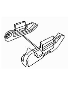 gebruikte set Smart Roadster Hardtop dak opberghouders 2