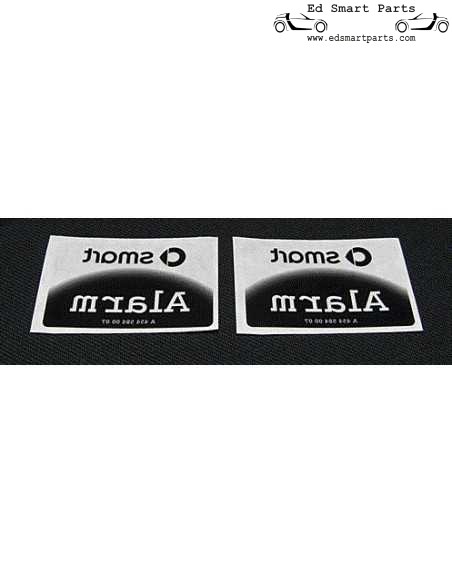 Smart Alarm Warning Sticker Label - set of 2