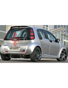 Nuevo emblema original para tapa de maletero de coche con logotipo Smart ForFour 2