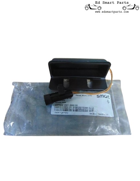 Bouton de déverrouillage de l'ouvre-porte Smart 450 Cabrio, coque de poignée encastrée pour le hayon Q0007509V001000000 /