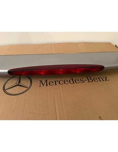 Smart Roadster Coupe rear spoiler professionally painted in speed silver