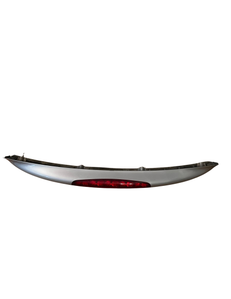 Smart Roadster Coupe rear spoiler professionally painted in speed silver