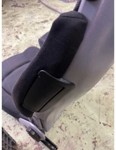 Smart Roadster LHD coppia di sedili scarabocchio nero airbag laterali e riscaldamento Smart Roadster LHD coppia di sedili scarabocchio nero airbag laterali e riscaldamento