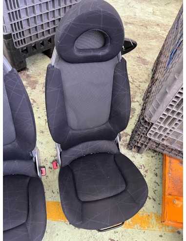 Smart Roadster LHD Sitzpaar Scribble Black Seitenairbags und Heizung