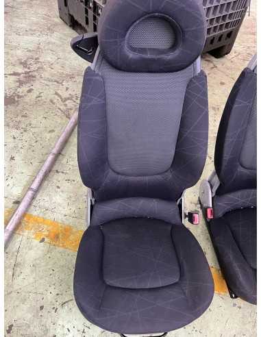 Smart Roadster LHD pair of seats scribble black sideairbags and heating