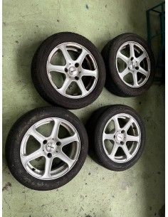 Smart Roadster 15 inch RIAL Alloy Wheel set with summer tyres 5 mm