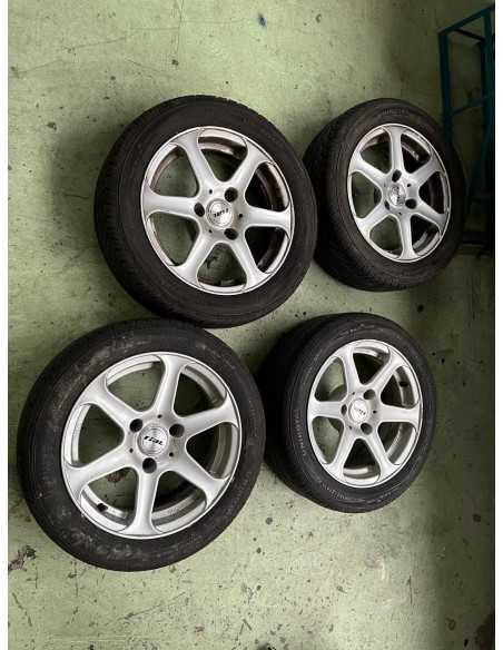 Smart Roadster 15 polegadas RIAL Alloy Wheel Set com pneus de verão 5 mm