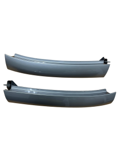 Refurbished set Tridion Silver painted roof bars smart roadster 2